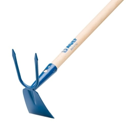 vendita online Zappetta quadra bidente con manico in faggio Rastrelli, badili, forche, scope Agef